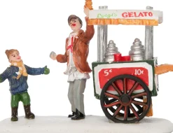 Intratuin kerstdorpminiatuur ijskraam 11 x 4,5 x 6 cm
