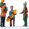 Intratuin kerstdorpminiatuur gezin samen 7,8 x 2,5 x 7,1 cm