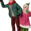 Intratuin kerstdorpminiatuur vader met dochter multi 4 x 1,2 x 6,2 cm