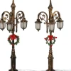 Intratuin kerstdorpminiatuur lantaarns 6,5 x 6,5 x 15,5 cm 2 stuks