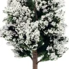 Intratuin kerstdorpminiatuur boom met sneeuw H 15 cm