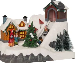 Intratuin kerstdorpminiatuur schans multi 21,5 x 13 x 17 cm