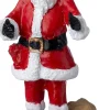 Intratuin kerstdorpminiatuur kerstman 3,7 x 3 x 7 cm