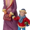 Intratuin kerstdorpminiatuur moeder met kind 4 x 2,3 x 6,5 cm