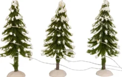 Intratuin kerstdorpminiatuur kerstbomen H 12 cm 3 stuks