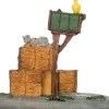 Intratuin kerstdorpminiatuur brievenbus 6,5 x 4 x 7 cm