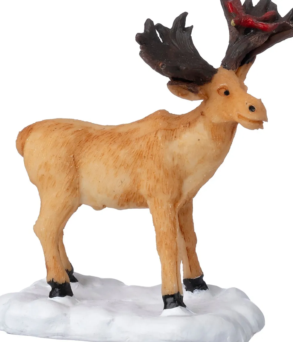 Intratuin kerstdorpminiatuur eland 4,7 x 2,7 x 5,8 cm