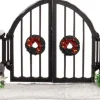 Intratuin kerstdorpminiatuur balustrade met deur 21 x 3 x 7 cm
