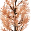 Intratuin kerstdorpminiatuur boom bruin D 11 H 29 cm