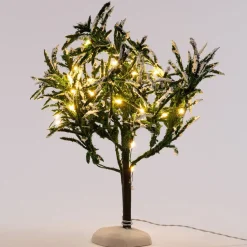 Intratuin kerstdorpminiatuur boom 19 x 15 x 23 cm