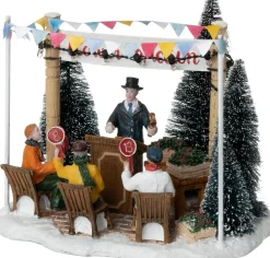 Intratuin kerstdorpminiatuur veiling 15 x 12,5 x 11,5 cm