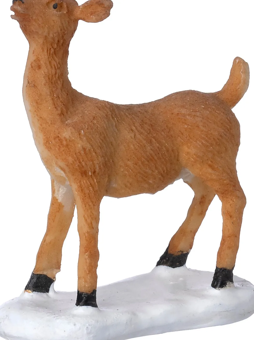 Intratuin kerstdorpminiatuur hert 3,6 x 2,2 x 4,5 cm