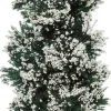 Intratuin kerstdorpminiatuur boom met sneeuw D 8 H 22 cm