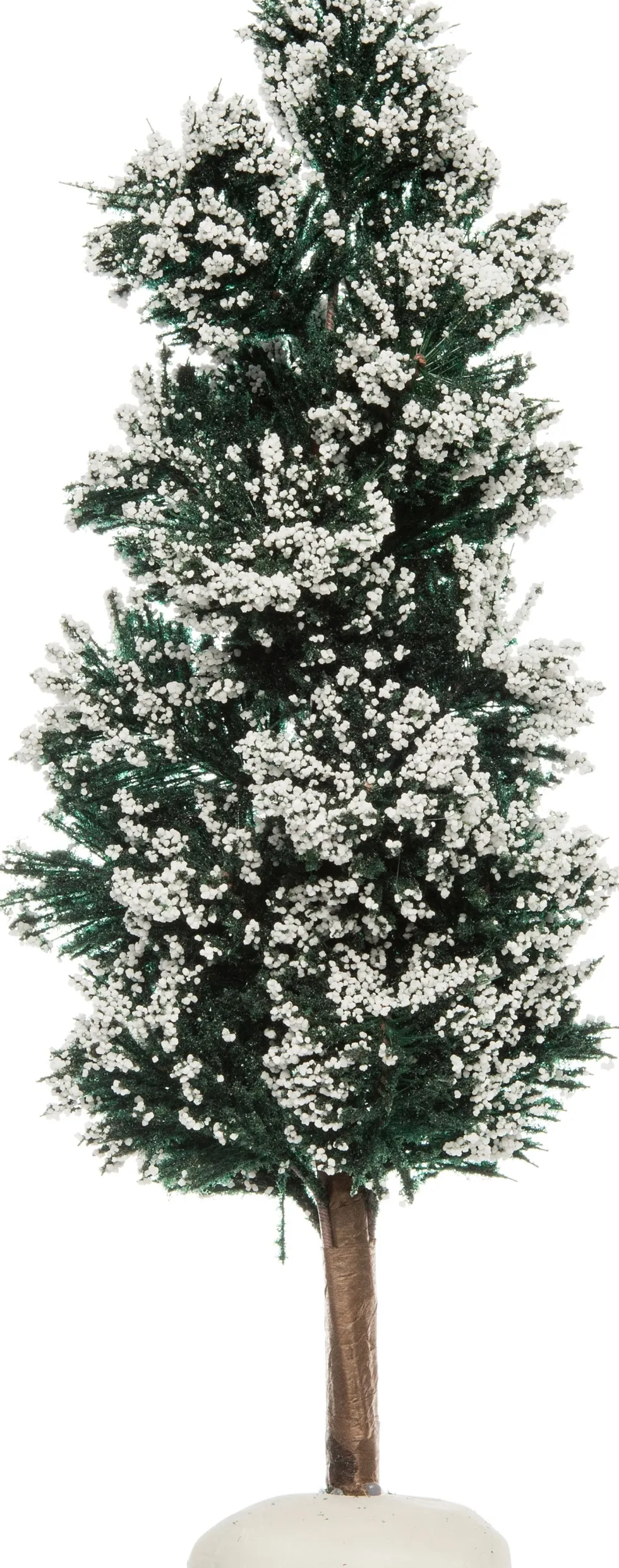 Intratuin kerstdorpminiatuur boom met sneeuw D 8 H 22 cm
