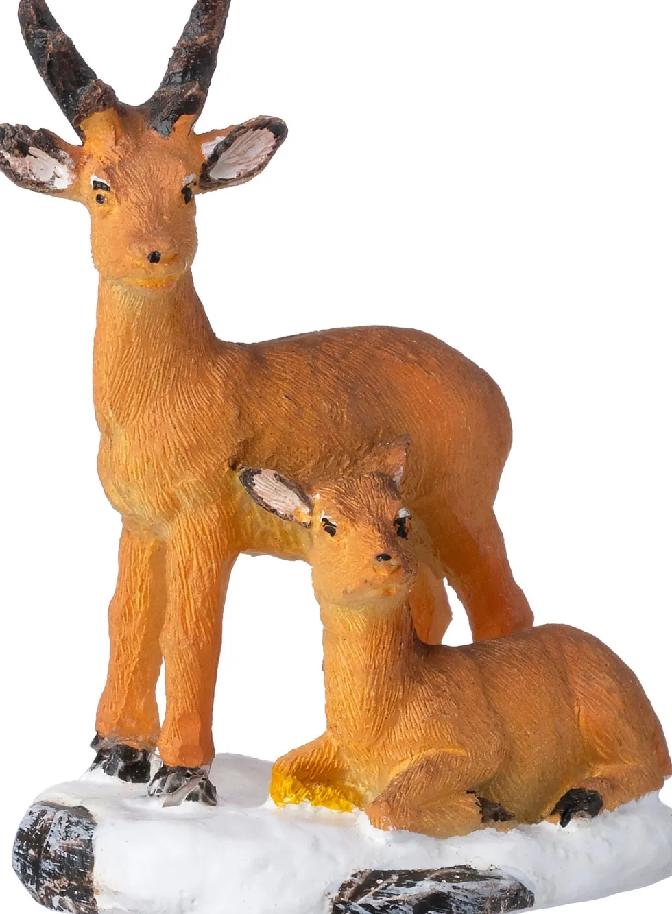 Intratuin kerstdorpminiatuur herten 5 x 3,5 x 6,5 cm