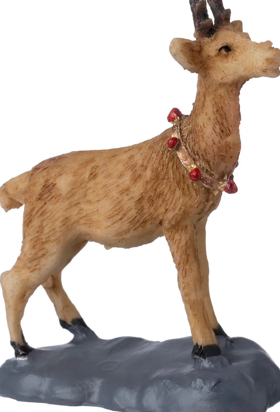 Intratuin kerstdorpminiatuur rendier 4,6 x 2,3 x 6,2 cm