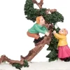 Intratuin kerstdorpminiatuur klimmende kinderen 9,5 x 5 x 8 cm