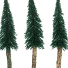 Intratuin kerstdorpminiatuur dennenbomen D 4 H 13,5 cm 3 stuks