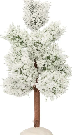 Intratuin kerstdorpminiatuur boom met sneeuw D 9 H 15 cm
