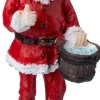 Intratuin kerstdorpminiatuur kerstman emmer 2,8 x 2,6 x 5,9 cm