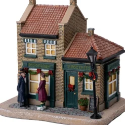 Intratuin kerstdorpminiatuur Tinselbury groceries (supermarkt) 19 x 15 x 18 cm