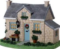 Intratuin kerstdorpminiatuur Tinselbury cottage (huisje) 21,2 x 15,7 x 15,5 cm