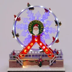 Intratuin kerstdorpminiatuur reuzenrad 27,5 x 15,5 x 31 cm