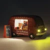 Intratuin kerstdorpminiatuur koffiebus H 8,7 cm