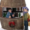 Intratuin kerstdorpminiatuur drankkraam 7,3 x 6 x 7,5 cm