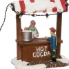 Intratuin kerstdorpminiatuur hot choco shop (warme chocolademelk kraam) 9 x 7 x 9 cm