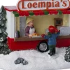 Intratuin kerstdorpminiatuur loempiakraam 10,8 x 7 x 8,2 cm