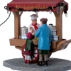 Intratuin kerstdorpminiatuur De Brink stroopwafelkraam 10,5 x 8 x 9,5 cm