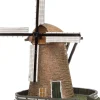 Intratuin kerstdorp molen met rieten dak 21 x 19 x 22 cm