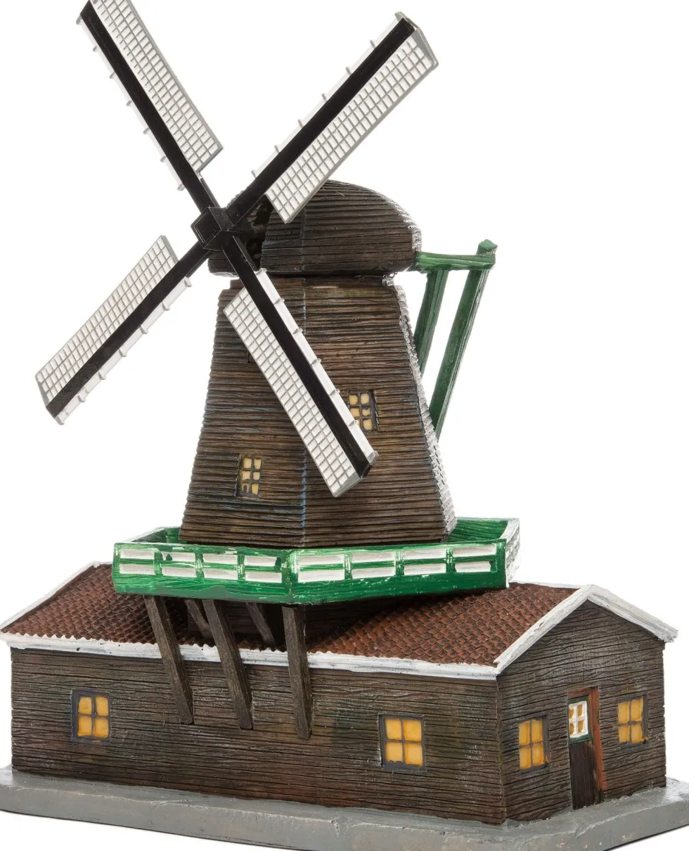 Intratuin kerstdorp molen Zaanse Schans 26 x 16,5 x 31 cm