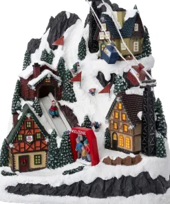 Intratuin kerstdorp ski resort 28 x 19 x 31,5 cm