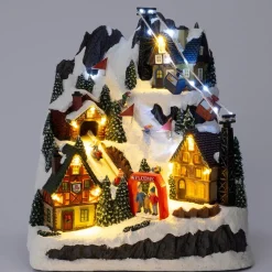 Intratuin kerstdorp ski resort 28 x 19 x 31,5 cm
