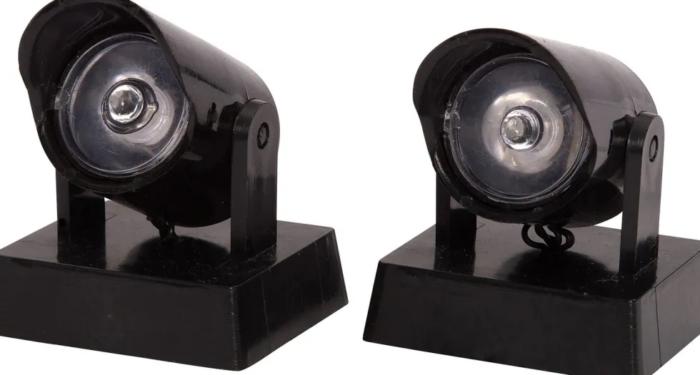 Intratuin kerstdorp verlichting spotje 4 x 3,5 x 4 cm 2 stuks multi