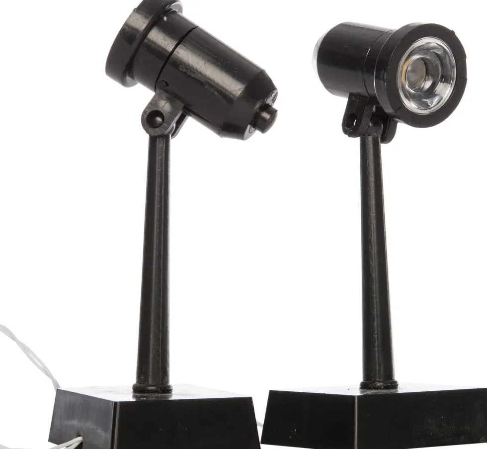 Intratuin kerstdorp verlichting spotje 2 stuks 3,5 x 3 x 8 cm