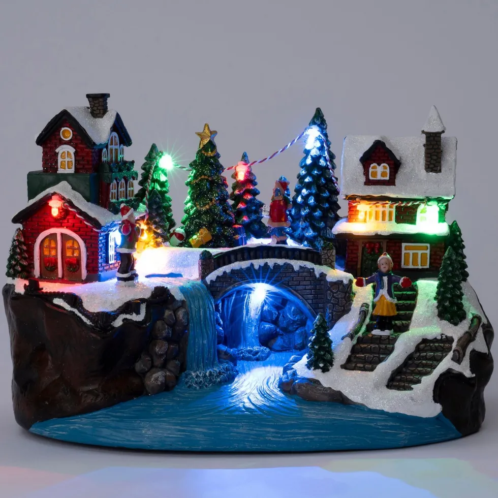 Intratuin kerstdorp waterval 26 x 15,5 x 18 cm