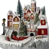 Intratuin kerstdorp winters dorp 28 x 28,5 x 27 cm