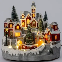 Intratuin kerstdorp winters dorp 28 x 28,5 x 27 cm