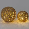 Intratuin kerstfiguur bal goud D 20 H 20 cm