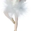 Intratuin kerstfiguur ballerina wit 8,5 x 4 x 15,5 cm
