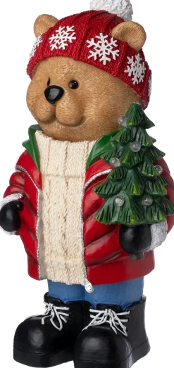 Intratuin kerstfiguur beer 21 x 13,5 x 38 cm