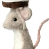 Intratuin kerstfiguur Bolo muis cupcake naturel 7 x 7,5 x 15 cm