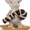 Intratuin kerstfiguur Bolo muis op cake bruin 8 x 8 x 17 cm