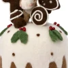 Intratuin kerstfiguur Bolo muis taart bruin 21 x 21 x 30 cm