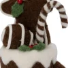 Intratuin kerstfiguur Bolo muis taart bruin 11 x 9 x 19 cm