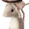 Intratuin kerstfiguur Bolo muis macaron bruin / naturel 6 x 7 x 14 cm