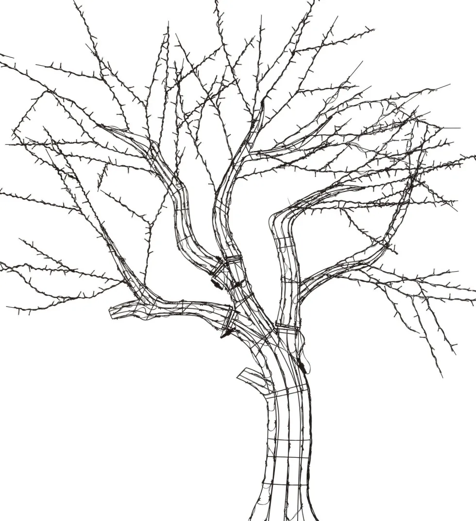 Intratuin kerstfiguur boom met verlichting 50 x 20 x 138 cm